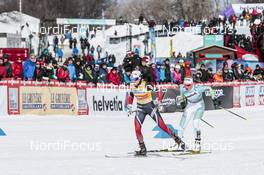 17.03.2017, Quebec, Canada (CAN): Heidi Weng (NOR), Jessica Diggins (USA), (l-r)  - FIS world cup cross-country, individual sprint, Quebec (CAN). www.nordicfocus.com. © Modica/NordicFocus. Every downloaded picture is fee-liable.
