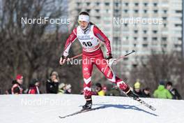 17.03.2017, Quebec, Canada (CAN): Cendrine Browne (CAN) - FIS world cup cross-country, individual sprint, Quebec (CAN). www.nordicfocus.com. © Modica/NordicFocus. Every downloaded picture is fee-liable.