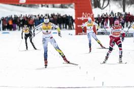 17.03.2017, Quebec, Canada (CAN): Stina Nilsson (SWE), Maiken Caspersen Falla (NOR), (l-r)  - FIS world cup cross-country, individual sprint, Quebec (CAN). www.nordicfocus.com. © Modica/NordicFocus. Every downloaded picture is fee-liable.