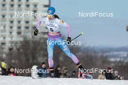 17.03.2017, Quebec, Canada (CAN): Laura Mononen (FIN) - FIS world cup cross-country, individual sprint, Quebec (CAN). www.nordicfocus.com. © Modica/NordicFocus. Every downloaded picture is fee-liable.