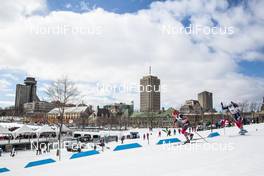 17.03.2017, Quebec, Canada (CAN): Sindre Bjoernestad Skar (NOR), Niklas Dyrhaug (NOR), (l-r)  - FIS world cup cross-country, individual sprint, Quebec (CAN). www.nordicfocus.com. © Modica/NordicFocus. Every downloaded picture is fee-liable.