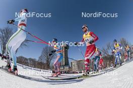 18.03.2017, Quebec, Canada (CAN): Alexander Bessmertnykh (RUS), Graeme Killick (CAN), (l-r)  - FIS world cup cross-country, mass men, Quebec (CAN). www.nordicfocus.com. © Modica/NordicFocus. Every downloaded picture is fee-liable.