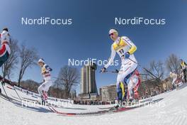 18.03.2017, Quebec, Canada (CAN): Andrew Musgrave (GBR), Teodor Peterson (SWE), (l-r)  - FIS world cup cross-country, mass men, Quebec (CAN). www.nordicfocus.com. © Modica/NordicFocus. Every downloaded picture is fee-liable.