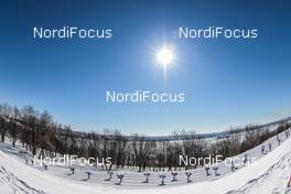 18.03.2017, Quebec, Canada (CAN): Head of the group (l-r)  - FIS world cup cross-country, mass women, Quebec (CAN). www.nordicfocus.com. © Modica/NordicFocus. Every downloaded picture is fee-liable.