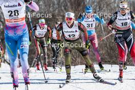 18.03.2017, Quebec, Canada (CAN): Sandra Ringwald (GER), Marthe Kristoffersen (NOR), (l-r)  - FIS world cup cross-country, mass women, Quebec (CAN). www.nordicfocus.com. © Modica/NordicFocus. Every downloaded picture is fee-liable.
