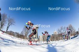 18.03.2017, Quebec, Canada (CAN): Stefanie Boehler (GER), Chelsea Holmes (USA), (l-r)  - FIS world cup cross-country, mass women, Quebec (CAN). www.nordicfocus.com. © Modica/NordicFocus. Every downloaded picture is fee-liable.