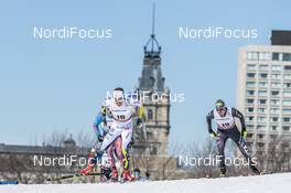 19.03.2017, Quebec, Canada (CAN): Marcus Hellner (SWE), Dietmar Noeckler (ITA), (l-r)  - FIS world cup cross-country, pursuit men, Quebec (CAN). www.nordicfocus.com. © Modica/NordicFocus. Every downloaded picture is fee-liable.
