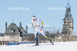 19.03.2017, Quebec, Canada (CAN): Viktor Thorn (SWE) - FIS world cup cross-country, pursuit men, Quebec (CAN). www.nordicfocus.com. © Modica/NordicFocus. Every downloaded picture is fee-liable.