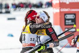 19.03.2017, Quebec, Canada (CAN): Katharina Hennig (GER), Sandra Ringwald (GER), (l-r)  - FIS world cup cross-country, pursuit women, Quebec (CAN). www.nordicfocus.com. © Modica/NordicFocus. Every downloaded picture is fee-liable.