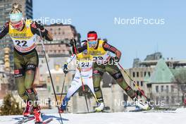 19.03.2017, Quebec, Canada (CAN): Stefanie Boehler (GER), Katharina Hennig (GER), (l-r)  - FIS world cup cross-country, pursuit women, Quebec (CAN). www.nordicfocus.com. © Modica/NordicFocus. Every downloaded picture is fee-liable.
