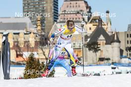 19.03.2017, Quebec, Canada (CAN): Hanna Falk (SWE) - FIS world cup cross-country, pursuit women, Quebec (CAN). www.nordicfocus.com. © Modica/NordicFocus. Every downloaded picture is fee-liable.