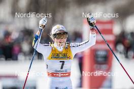 19.03.2017, Quebec, Canada (CAN): Stina Nilsson (SWE) - FIS world cup cross-country, pursuit women, Quebec (CAN). www.nordicfocus.com. © Modica/NordicFocus. Every downloaded picture is fee-liable.