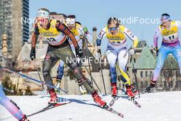 19.03.2017, Quebec, Canada (CAN): Nicole Fessel (GER), Hanna Falk (SWE), Aino-Kaisa Saarinen (FIN), (l-r)  - FIS world cup cross-country, pursuit women, Quebec (CAN). www.nordicfocus.com. © Modica/NordicFocus. Every downloaded picture is fee-liable.