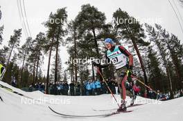 01.03.2017, Lahti, Finland (FIN): Lucas Boegl (GER) - FIS nordic world ski championships, cross-country, 15km men, Lahti (FIN). www.nordicfocus.com. © Modica/NordicFocus. Every downloaded picture is fee-liable.