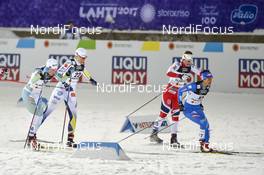 23.02.2017, Lahti, Finland (FIN): Vesna Fabjan (SLO), Ida Ingemarsdotter (SWE), Ingvild Flugstad Oestberg (NOR), Gaia Vuerich (ITA) - FIS nordic world ski championships, cross-country, individual sprint, Lahti (FIN). www.nordicfocus.com. © Thibaut/NordicFocus. Every downloaded picture is fee-liable.