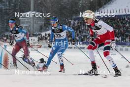 23.02.2017, Lahti, Finland (FIN): Elena Soboleva (RUS), Ilaria Debertolis (ITA), Kathrine Rolsted Harsem (NOR), (l-r)  - FIS nordic world ski championships, cross-country, individual sprint, Lahti (FIN). www.nordicfocus.com. © Modica/NordicFocus. Every downloaded picture is fee-liable.