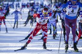 05.03.2017, Lahti, Finland (FIN): Alex Harvey  (CAN), Sergey Ustiugov  (RUS) - FIS nordic world ski championships, cross-country, mass men, Lahti (FIN). www.nordicfocus.com. © Thibaut/NordicFocus. Every downloaded picture is fee-liable.