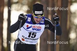 05.03.2017, Lahti, Finland (FIN): Toni Livers (SUI) - FIS nordic world ski championships, cross-country, mass men, Lahti (FIN). www.nordicfocus.com. © Thibaut/NordicFocus. Every downloaded picture is fee-liable.