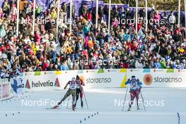 04.03.2017, Lahti, Finland (FIN): Nicole Fessel (GER), Elena Soboleva (RUS), (l-r)  - FIS nordic world ski championships, cross-country, mass women, Lahti (FIN). www.nordicfocus.com. © Modica/NordicFocus. Every downloaded picture is fee-liable.