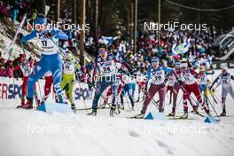 04.03.2017, Lahti, Finland (FIN): Ilaria Debertolis (ITA), Chelsea Holmes (USA), Alisa Zhambalova (RUS), (l-r)  - FIS nordic world ski championships, cross-country, mass women, Lahti (FIN). www.nordicfocus.com. © Modica/NordicFocus. Every downloaded picture is fee-liable.