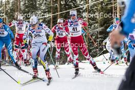 04.03.2017, Lahti, Finland (FIN): Emma Wiken (SWE), Cendrine Browne (CAN), (l-r)  - FIS nordic world ski championships, cross-country, mass women, Lahti (FIN). www.nordicfocus.com. © Modica/NordicFocus. Every downloaded picture is fee-liable.