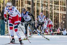 04.03.2017, Lahti, Finland (FIN): Nathalie Von Siebenthal (SUI), Teresa Stadlober (AUT), (l-r)  - FIS nordic world ski championships, cross-country, mass women, Lahti (FIN). www.nordicfocus.com. © Modica/NordicFocus. Every downloaded picture is fee-liable.