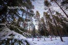 04.03.2017, Lahti, Finland (FIN): Marit Bjoergen (NOR), Krista Parmakoski (FIN), Heidi Weng (NOR), Jessica Diggins (USA), Charlotte Kalla (SWE), Yulia Tchekaleva (RUS) - FIS nordic world ski championships, cross-country, mass women, Lahti (FIN). www.nordicfocus.com. © Modica/NordicFocus. Every downloaded picture is fee-liable.