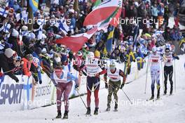 03.03.2017, Lahti, Finland (FIN): Andrey Larkov (RUS), Didrik Toenseth (NOR), Thomas Bing (GER) - FIS nordic world ski championships, cross-country, 4x10km men, Lahti (FIN). www.nordicfocus.com. © Thibaut/NordicFocus. Every downloaded picture is fee-liable.