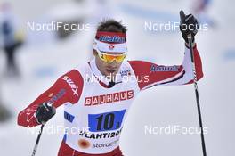 03.03.2017, Lahti, Finland (FIN): Len Valjas (CAN) - FIS nordic world ski championships, cross-country, 4x10km men, Lahti (FIN). www.nordicfocus.com. © Thibaut/NordicFocus. Every downloaded picture is fee-liable.