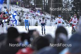 03.03.2017, Lahti, Finland (FIN): Dominik Bury (POL), Kyle Bratrud (USA) - FIS nordic world ski championships, cross-country, 4x10km men, Lahti (FIN). www.nordicfocus.com. © Thibaut/NordicFocus. Every downloaded picture is fee-liable.