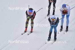 03.03.2017, Lahti, Finland (FIN): Jonas Dobler (GER), Maurice Manificat (FRA), Iivo Niskanen (FIN) - FIS nordic world ski championships, cross-country, 4x10km men, Lahti (FIN). www.nordicfocus.com. © Thibaut/NordicFocus. Every downloaded picture is fee-liable.