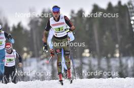 03.03.2017, Lahti, Finland (FIN): Jonas Dobler (GER) - FIS nordic world ski championships, cross-country, 4x10km men, Lahti (FIN). www.nordicfocus.com. © Thibaut/NordicFocus. Every downloaded picture is fee-liable.