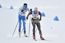 02.03.2017, Lahti, Finland (FIN): Nicole Fessel (GER), Kornelia Kubinska (POL) - FIS nordic world ski championships, cross-country, 4x5km women, Lahti (FIN). www.nordicfocus.com. © Thibaut/NordicFocus. Every downloaded picture is fee-liable.