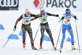 02.03.2017, Lahti, Finland (FIN): Stefanie Boehler (GER), Nicole Fessel (GER) - FIS nordic world ski championships, cross-country, 4x5km women, Lahti (FIN). www.nordicfocus.com. © Thibaut/NordicFocus. Every downloaded picture is fee-liable.