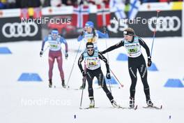 02.03.2017, Lahti, Finland (FIN): Nadine Faehndrich (SUI), Nathalie Von  (SUI) - FIS nordic world ski championships, cross-country, 4x5km women, Lahti (FIN). www.nordicfocus.com. © Thibaut/NordicFocus. Every downloaded picture is fee-liable.