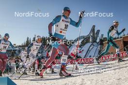 25.02.2017, Lahti, Finland (FIN): Andrew Musgrave (GBR), Alexander Bessmertnykh (RUS), Maurice Manificat (FRA), (l-r)  - FIS nordic world ski championships, cross-country, skiathlon men, Lahti (FIN). www.nordicfocus.com. © Modica/NordicFocus. Every downloaded picture is fee-liable.