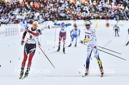 25.02.2017, Lahti, Finland (FIN): Didrik Toenseth (NOR), Marcus Hellner (SWE) - FIS nordic world ski championships, cross-country, skiathlon men, Lahti (FIN). www.nordicfocus.com. © Thibauut/NordicFocus. Every downloaded picture is fee-liable.