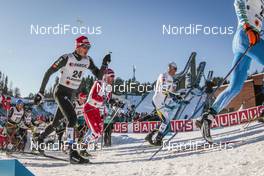 25.02.2017, Lahti, Finland (FIN): Jonas Baumann (SUI), Graeme Killick (CAN), Daniel Rickardsson (SWE), (l-r)  - FIS nordic world ski championships, cross-country, skiathlon men, Lahti (FIN). www.nordicfocus.com. © Modica/NordicFocus. Every downloaded picture is fee-liable.