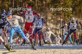 25.02.2017, Lahti, Finland (FIN): Alex Harvey (CAN), Sjur Roethe (NOR), Didrik Toenseth (NOR) - FIS nordic world ski championships, cross-country, skiathlon men, Lahti (FIN). www.nordicfocus.com. © Thibauut/NordicFocus. Every downloaded picture is fee-liable.