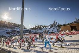 25.02.2017, Lahti, Finland (FIN): Start of the race (l-r)  - FIS nordic world ski championships, cross-country, skiathlon men, Lahti (FIN). www.nordicfocus.com. © Modica/NordicFocus. Every downloaded picture is fee-liable.