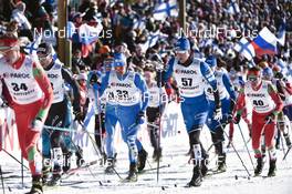 25.02.2017, Lahti, Finland (FIN): Sergio Rigoni (ITA), Aivar Rehemaa (EST), Sergei Dolidovich (BLR) - FIS nordic world ski championships, cross-country, skiathlon men, Lahti (FIN). www.nordicfocus.com. © Thibauut/NordicFocus. Every downloaded picture is fee-liable.
