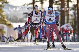 25.02.2017, Lahti, Finland (FIN): Sergey Ustiugov (RUS), Didrik Toenseth (NOR) - FIS nordic world ski championships, cross-country, skiathlon men, Lahti (FIN). www.nordicfocus.com. © Thibauut/NordicFocus. Every downloaded picture is fee-liable.