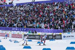 25.02.2017, Lahti, Finland (FIN): Charlotte Kalla (SWE), Heidi Weng (NOR), (l-r)  - FIS nordic world ski championships, cross-country, skiathlon women, Lahti (FIN). www.nordicfocus.com. © Modica/NordicFocus. Every downloaded picture is fee-liable.
