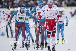 26.02.2017, Lahti, Finland (FIN): Sergey Ustiugov (RUS), Nikita Kriukov (RUS), (l-r)  - FIS nordic world ski championships, cross-country, team sprint, Lahti (FIN). www.nordicfocus.com. © Modica/NordicFocus. Every downloaded picture is fee-liable.