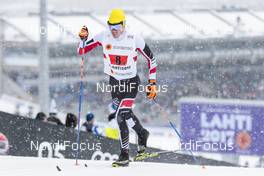 26.02.2017, Lahti, Finland (FIN): Dominik Baldauf (AUT) - FIS nordic world ski championships, cross-country, team sprint, Lahti (FIN). www.nordicfocus.com. © Modica/NordicFocus. Every downloaded picture is fee-liable.