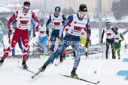26.02.2017, Lahti, Finland (FIN): Alex Harvey (CAN), Simeon Hamilton (USA), (l-r)  - FIS nordic world ski championships, cross-country, team sprint, Lahti (FIN). www.nordicfocus.com. © Modica/NordicFocus. Every downloaded picture is fee-liable.