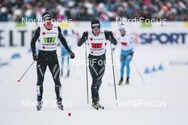 26.02.2017, Lahti, Finland (FIN): Jovian Hediger (SUI), Roman Furger (SUI), (l-r)  - FIS nordic world ski championships, cross-country, team sprint, Lahti (FIN). www.nordicfocus.com. © Modica/NordicFocus. Every downloaded picture is fee-liable.