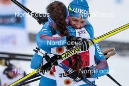 26.02.2017, Lahti, Finland (FIN): Yulia Belorukova (RUS), Natalia Matveeva (RUS), (l-r)  - FIS nordic world ski championships, cross-country, team sprint, Lahti (FIN). www.nordicfocus.com. © Modica/NordicFocus. Every downloaded picture is fee-liable.