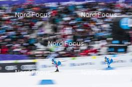 26.02.2017, Lahti, Finland (FIN): Sergey Ustiugov (RUS), Federico Pellegrino (ITA), (l-r)  - FIS nordic world ski championships, cross-country, team sprint, Lahti (FIN). www.nordicfocus.com. © Modica/NordicFocus. Every downloaded picture is fee-liable.
