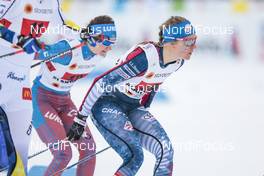 26.02.2017, Lahti, Finland (FIN): Sadie Bjornsen (USA), Stefanie Boehler (GER), (l-r)  - FIS nordic world ski championships, cross-country, team sprint, Lahti (FIN). www.nordicfocus.com. © Modica/NordicFocus. Every downloaded picture is fee-liable.